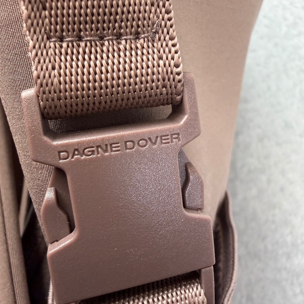 Dagne Dover Neoprene Dakota Backpack Brown Gorpcore Travel Work School Large - Picture 7 of 16